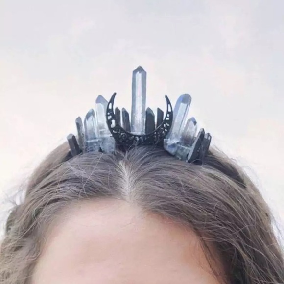 New! Raw Crystal Black Moon & Quartz - Picture 3 of 10